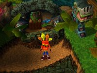 une photo d'Ã©cran de Crash Bandicoot sur Sony Playstation